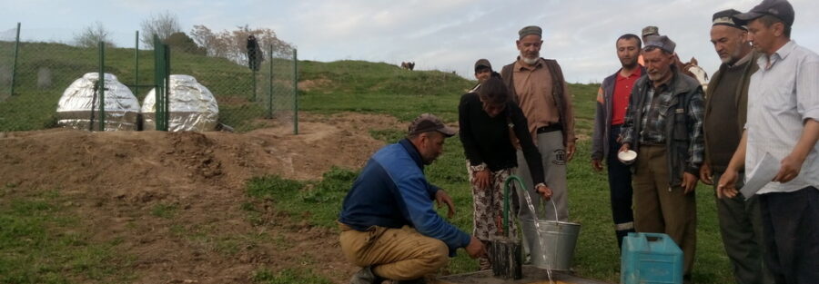 В селе Гулистон установлен солнечный насос.